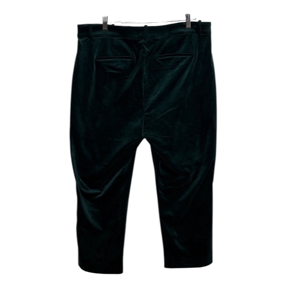 J. Crew Factory Green Velvet 3 Piece Blazer Pant Vest Suit Women Size 16 - Picture 13 of 13